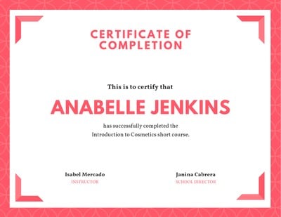 Certificate Of Course Completion Template from marketplace.canva.com