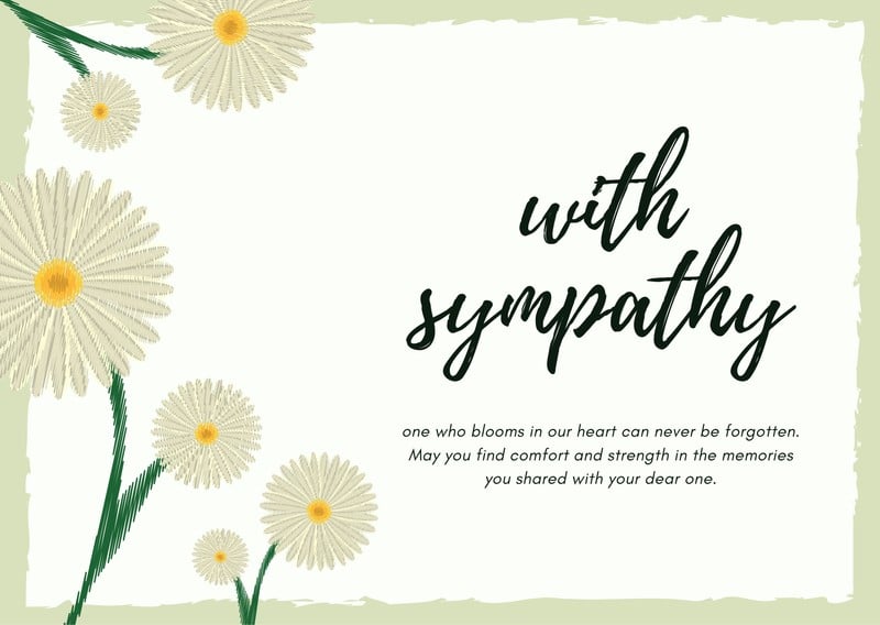 Free Printable Sympathy Note Cards