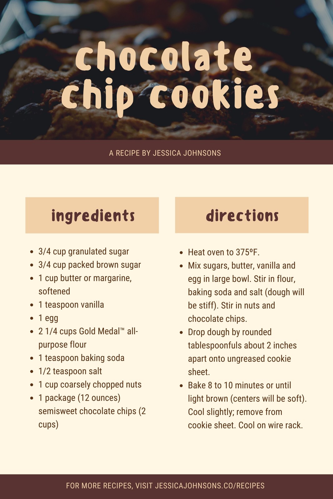 Blank Recipe Book - Canva Template