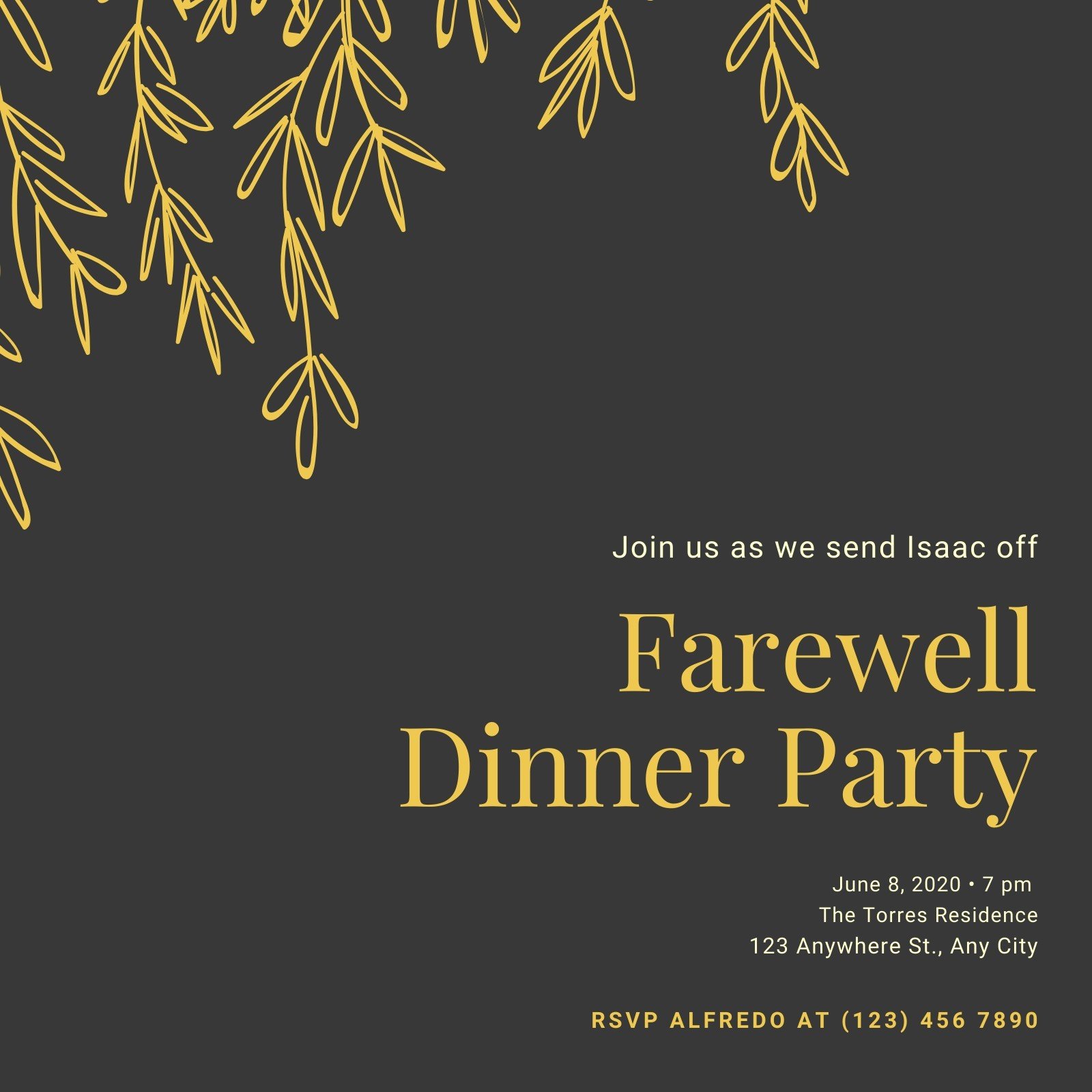 Free custom printable farewell party invitation templates  Canva In Farewell Party Flyer Template Free