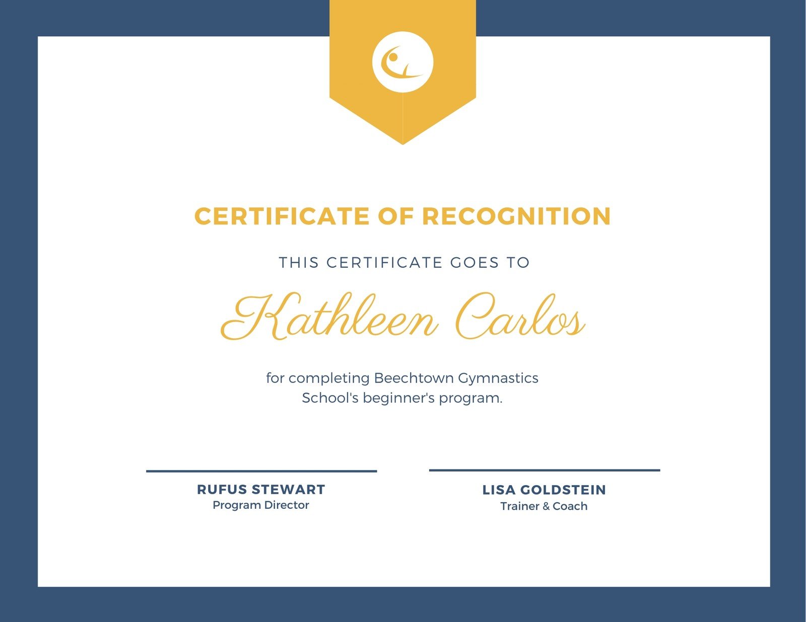 Free printable, customizable course certificate templates  Canva Pertaining To Gymnastics Certificate Template