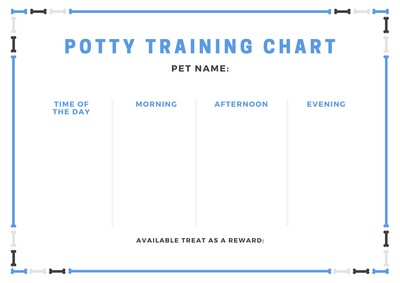 puppy potty training chart - Part.tscoreks.org