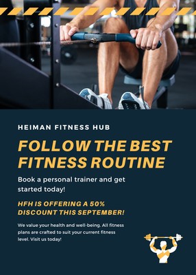 Free Fitness Flyers Templates To Customize Canva