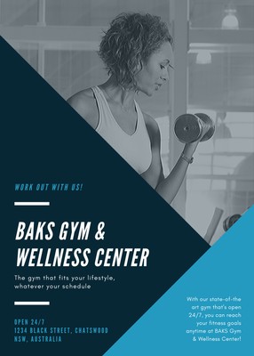 Free Fitness Flyers Templates To Customize Canva