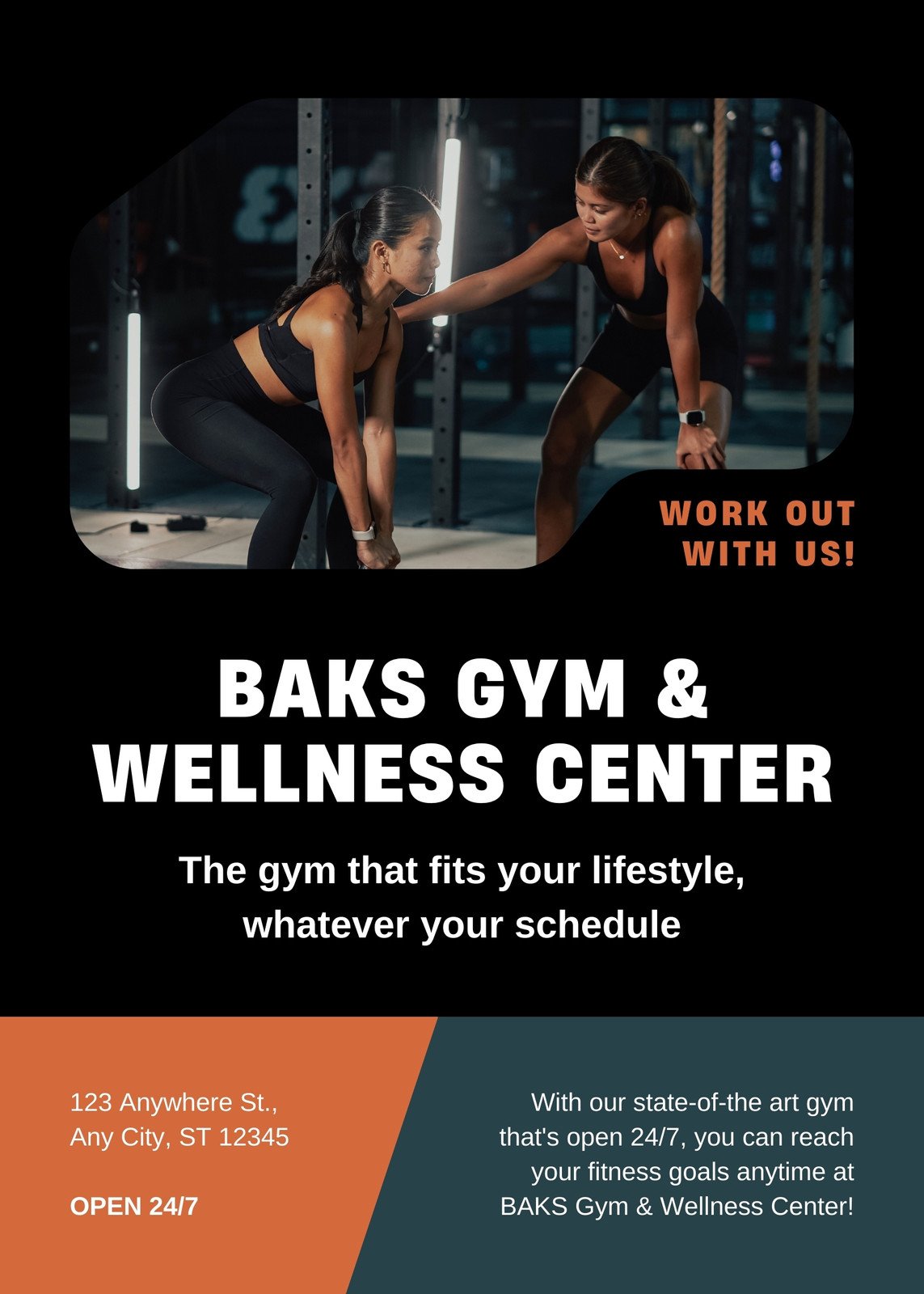 Upmarket, Modern, Personal Trainer Flyer Design for a Company by Mallory
