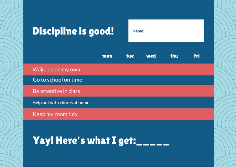 Discipline Chart Images