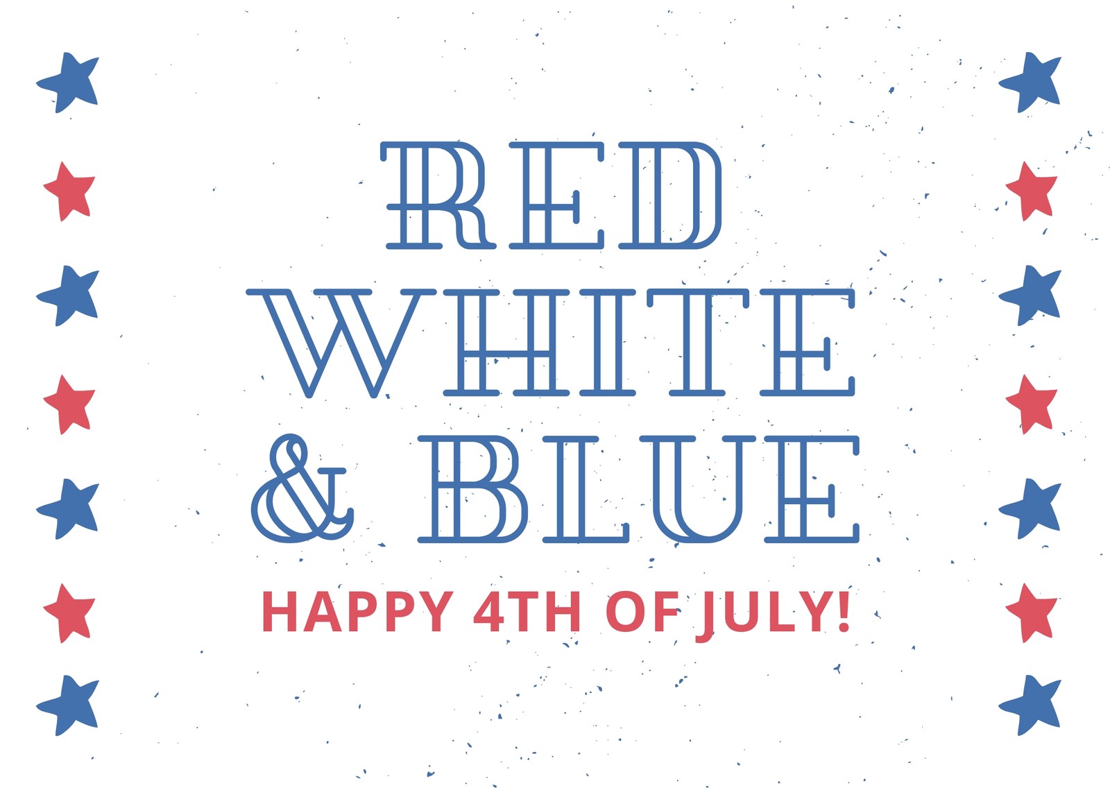 DIY 4th of July Sales Flyer Independence day sale Boutique Small Business Red white and Blue Glam Sales Flyer Editable Canva
