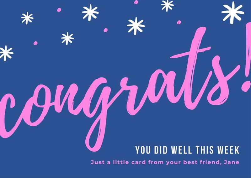 Page 2 - Free custom printable congratulation card 