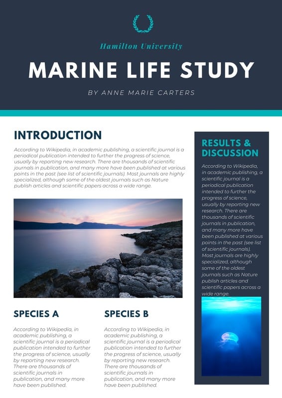 Research Poster Template Canva