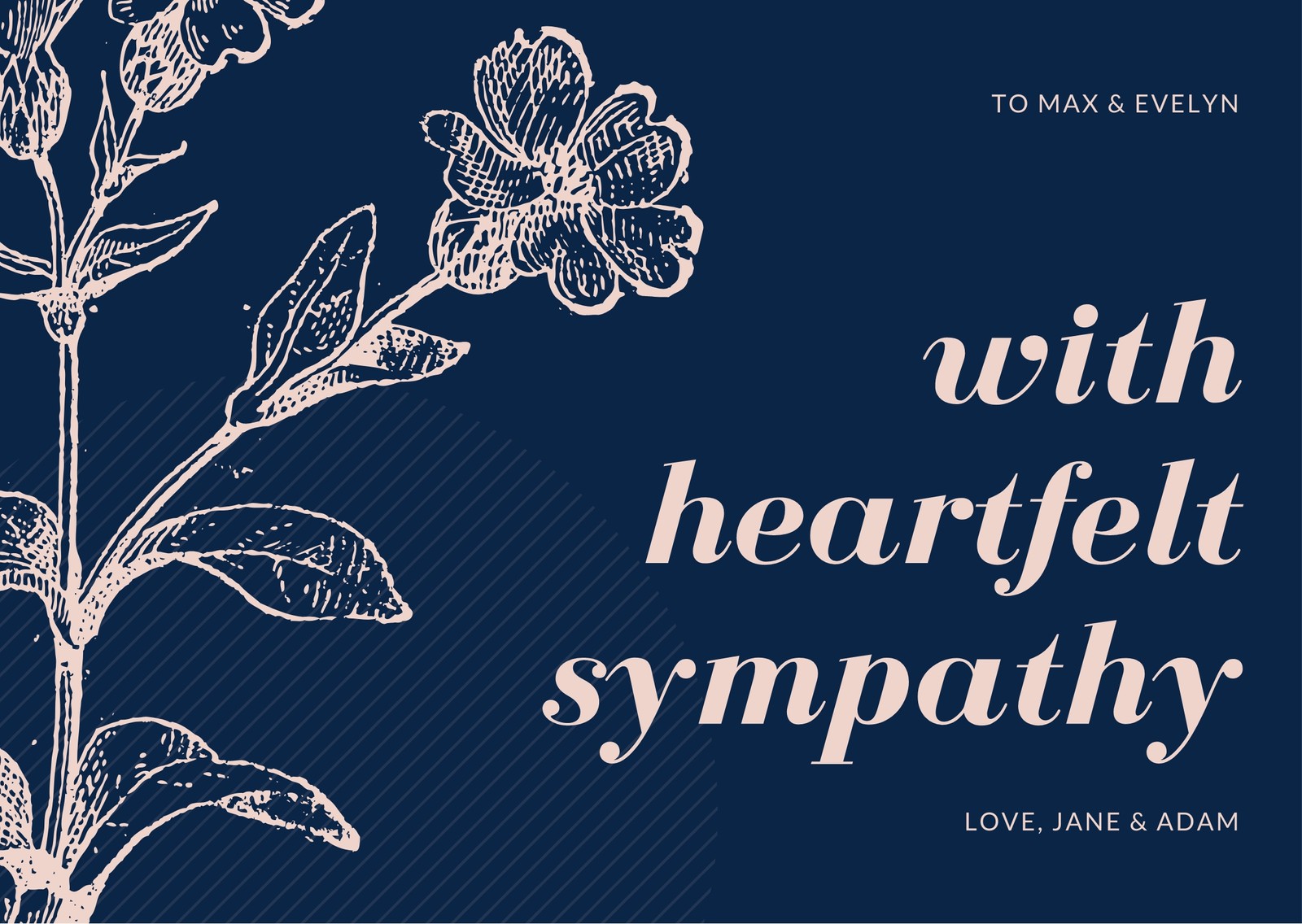 Free Custom Printable Sympathy Card Templates Canva