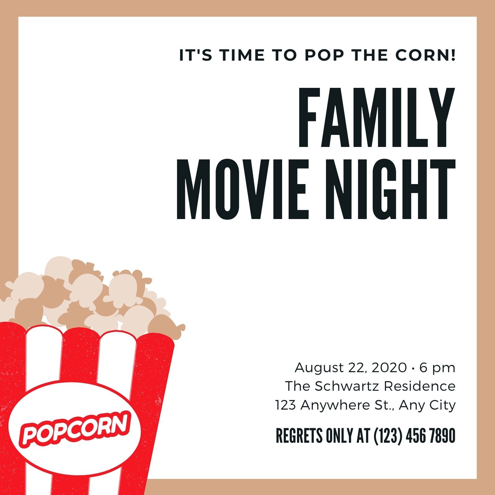 Movie Party Invitation Free Template Printable Form Templates and Letter