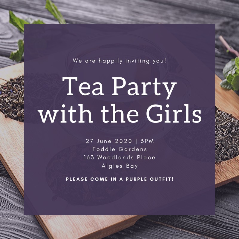 Free Custom Printable Tea Party Invitation Templates Canva