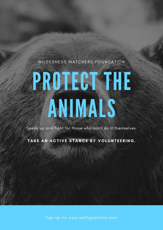 Free custom printable animal rights poster templates Canva