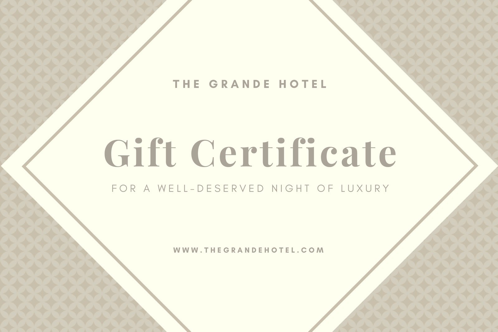 Free Custom Printable Hotel Gift Certificate Templates Canva