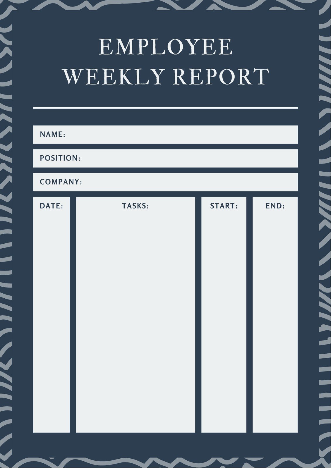 Customize 22 Weekly Reports Templates Online Canva