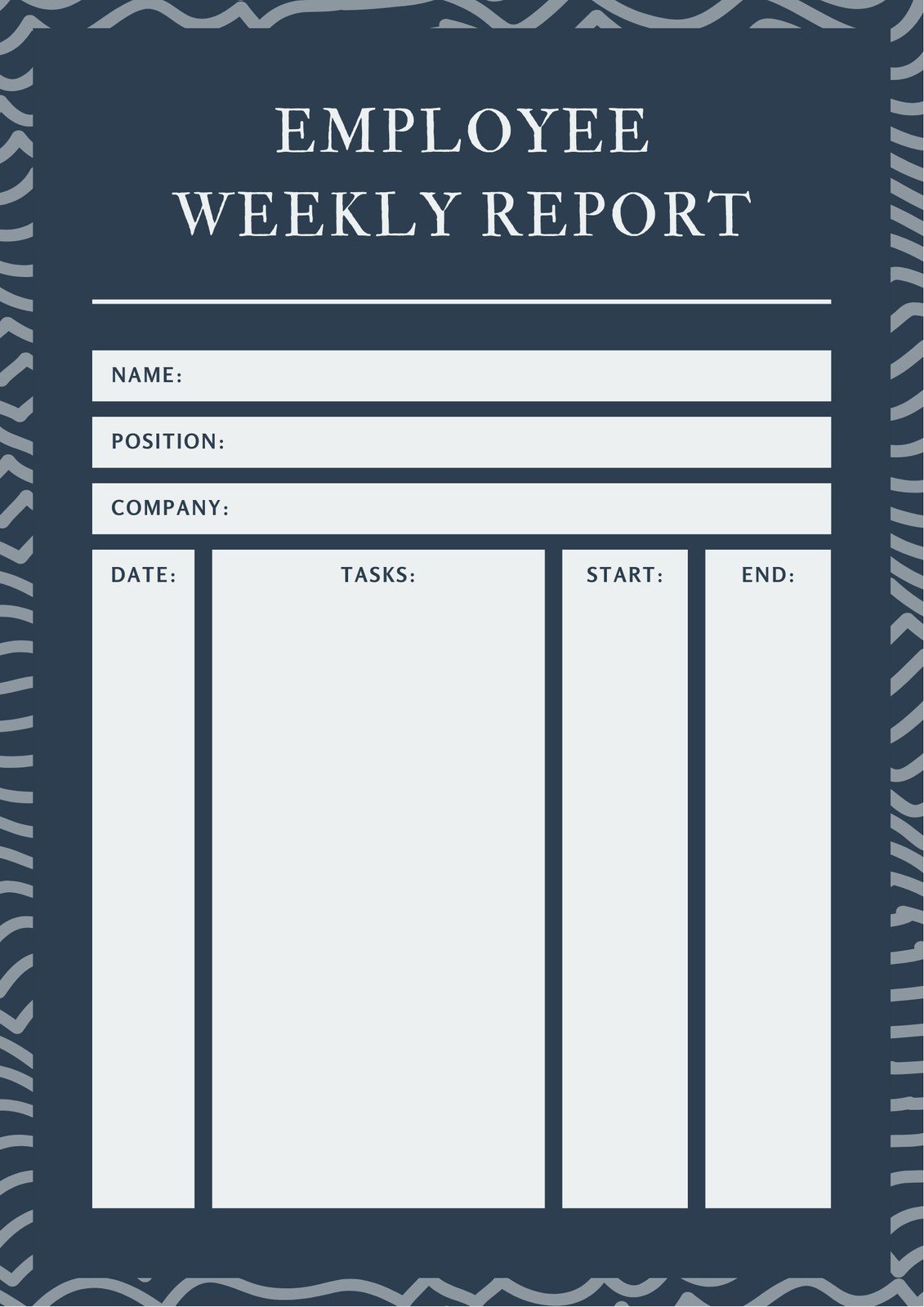 Customize Weekly Reports Templates Online Canva