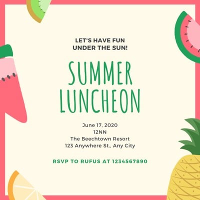 Luncheon Invitation Template Free from marketplace.canva.com