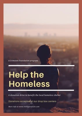 Customize 23 Homelessness Posters Templates Online Canva