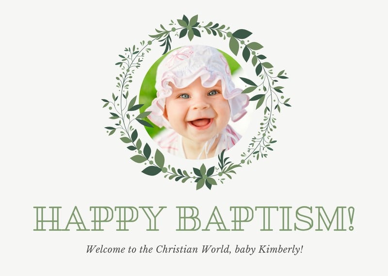 free printable customizable baptism card templates canva baptism card templates