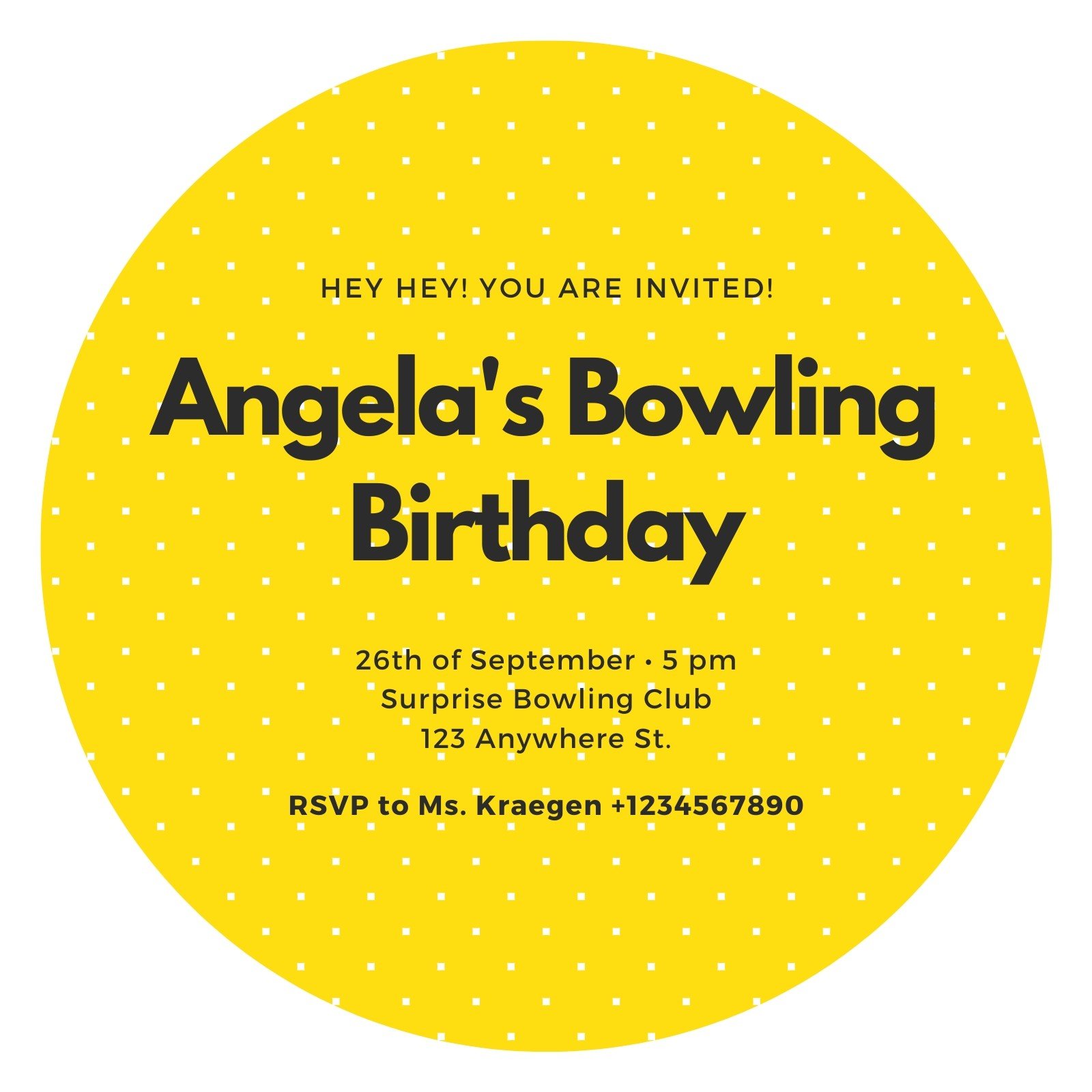 Free Printable Customizable Bowling Invitation Templates Canva