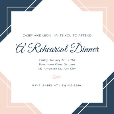 Wedding Rehearsal Dinner Invitation Template Free from marketplace.canva.com