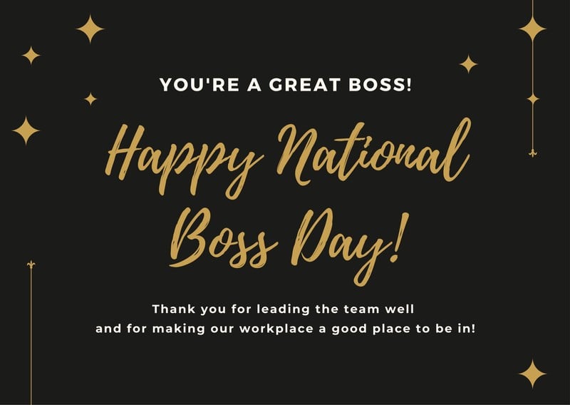 Printable Boss Day Cards