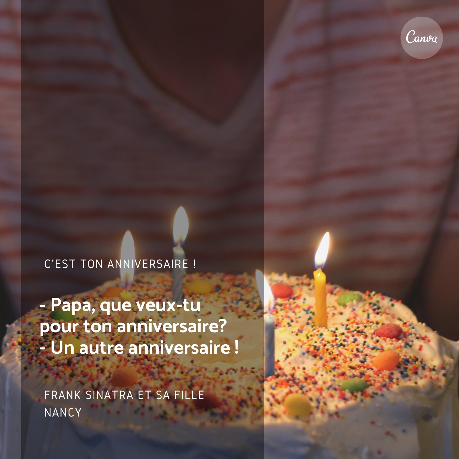 Gâteau de joyeux anniversaire avec cadeau de bougies' Autocollant