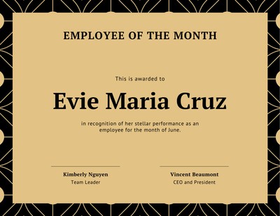 Employee Of The Month Template Free from marketplace.canva.com
