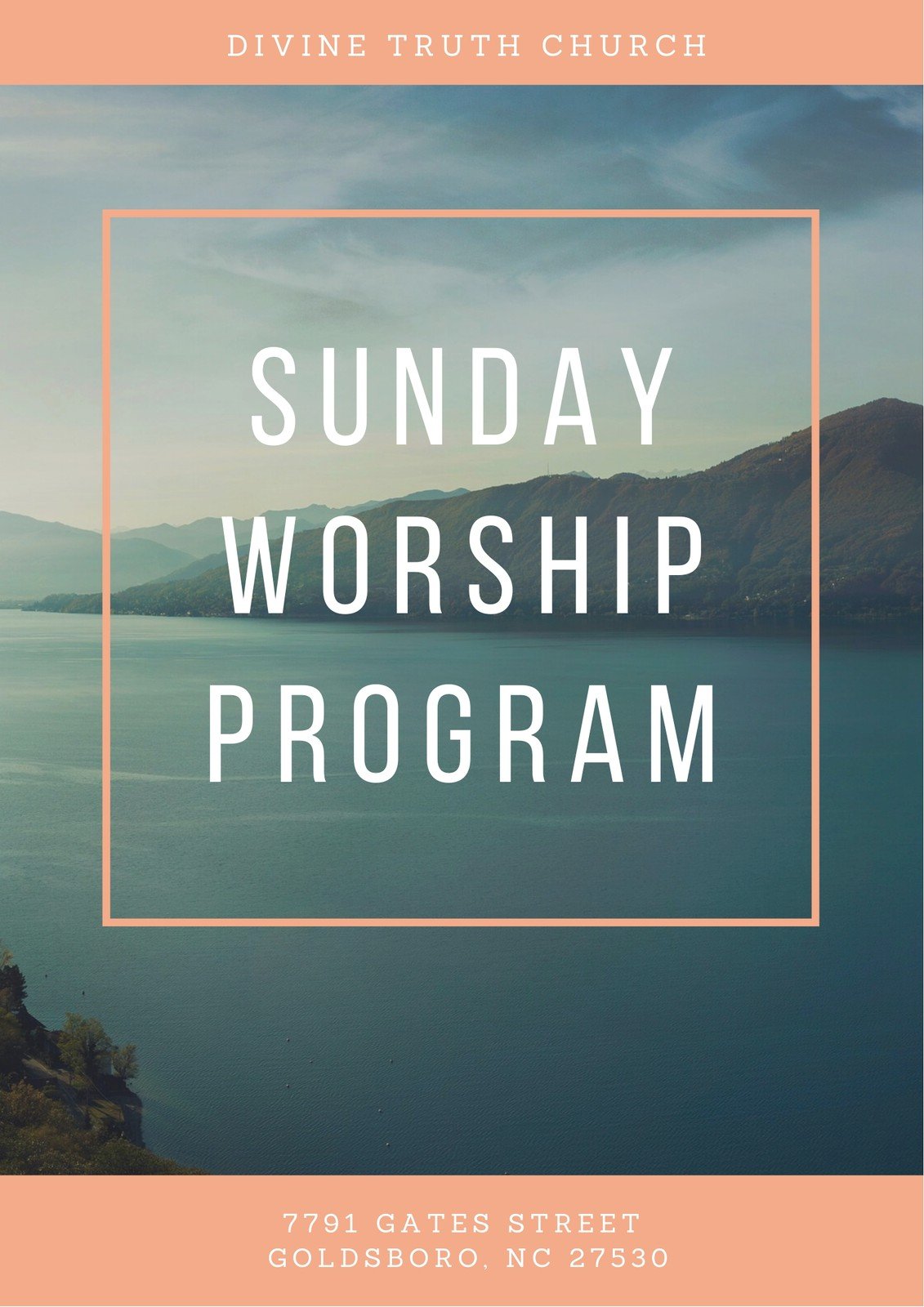 Church Sunday Program Templates