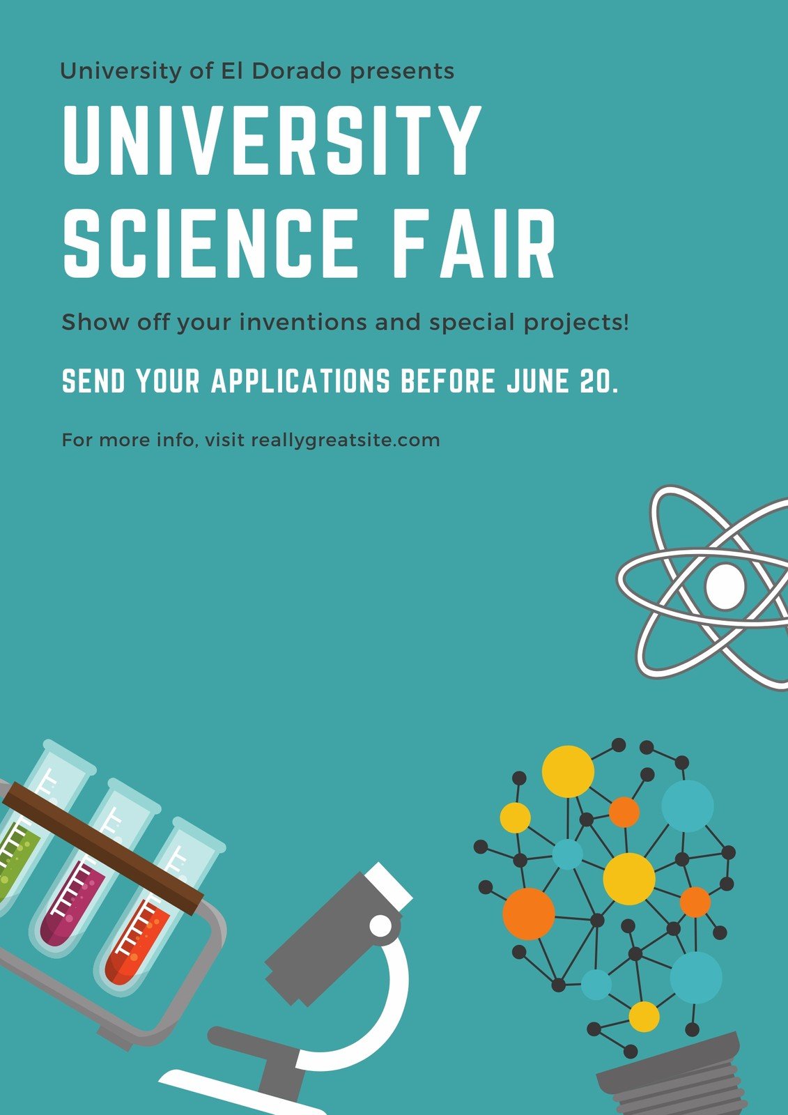 Customize 23+ Science Fair Posters Templates Online - Canva With Science Fair Banner Template