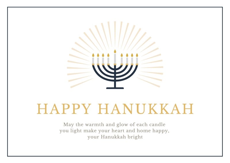 Customize 36+ Hanukkah Cards Templates Online - Canva