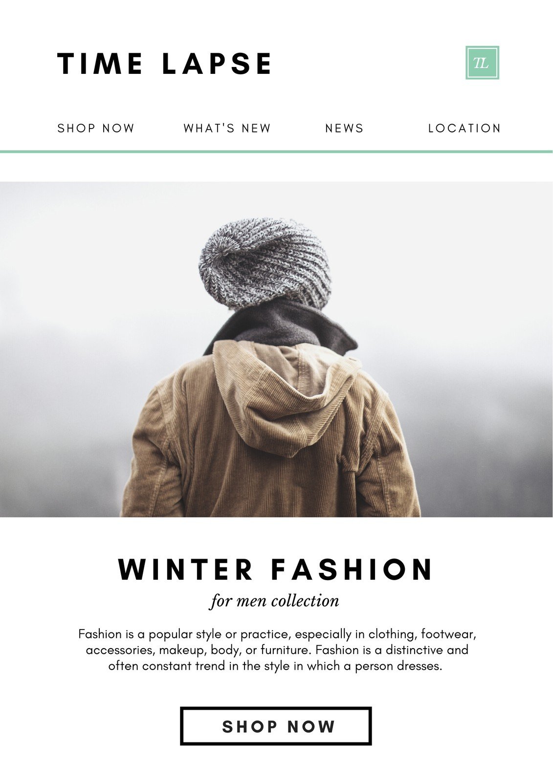 fashion email newsletter templates