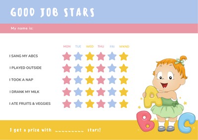 Toddler Job Chart