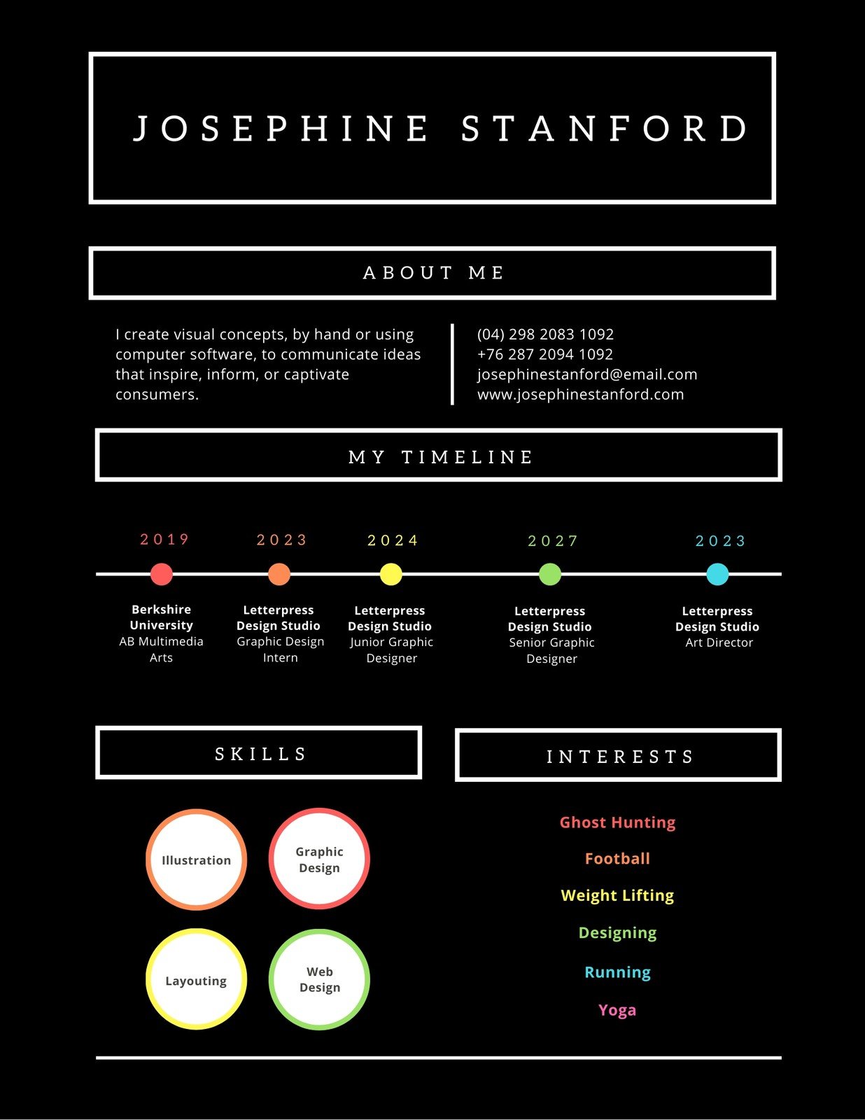 infographic resume tools