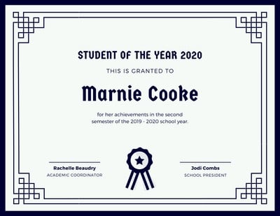 Student Certificate Template from marketplace.canva.com