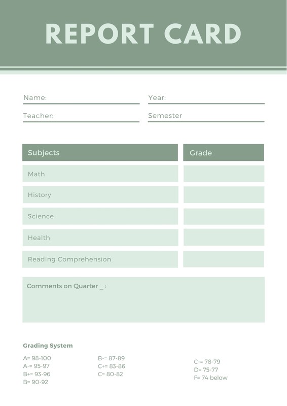 free-custom-printable-homeschool-report-card-templates-canva
