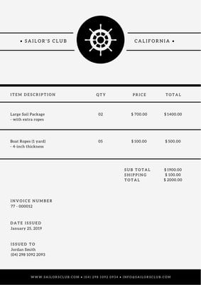 Download Free Printable Professional Invoice Templates To Customize Canva