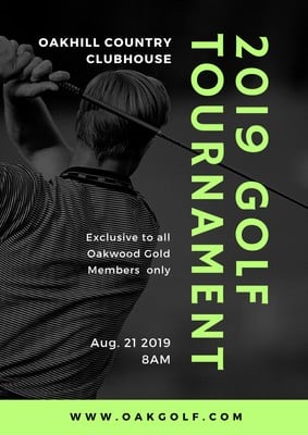 Free, printable, customizable golf poster templates | Canva