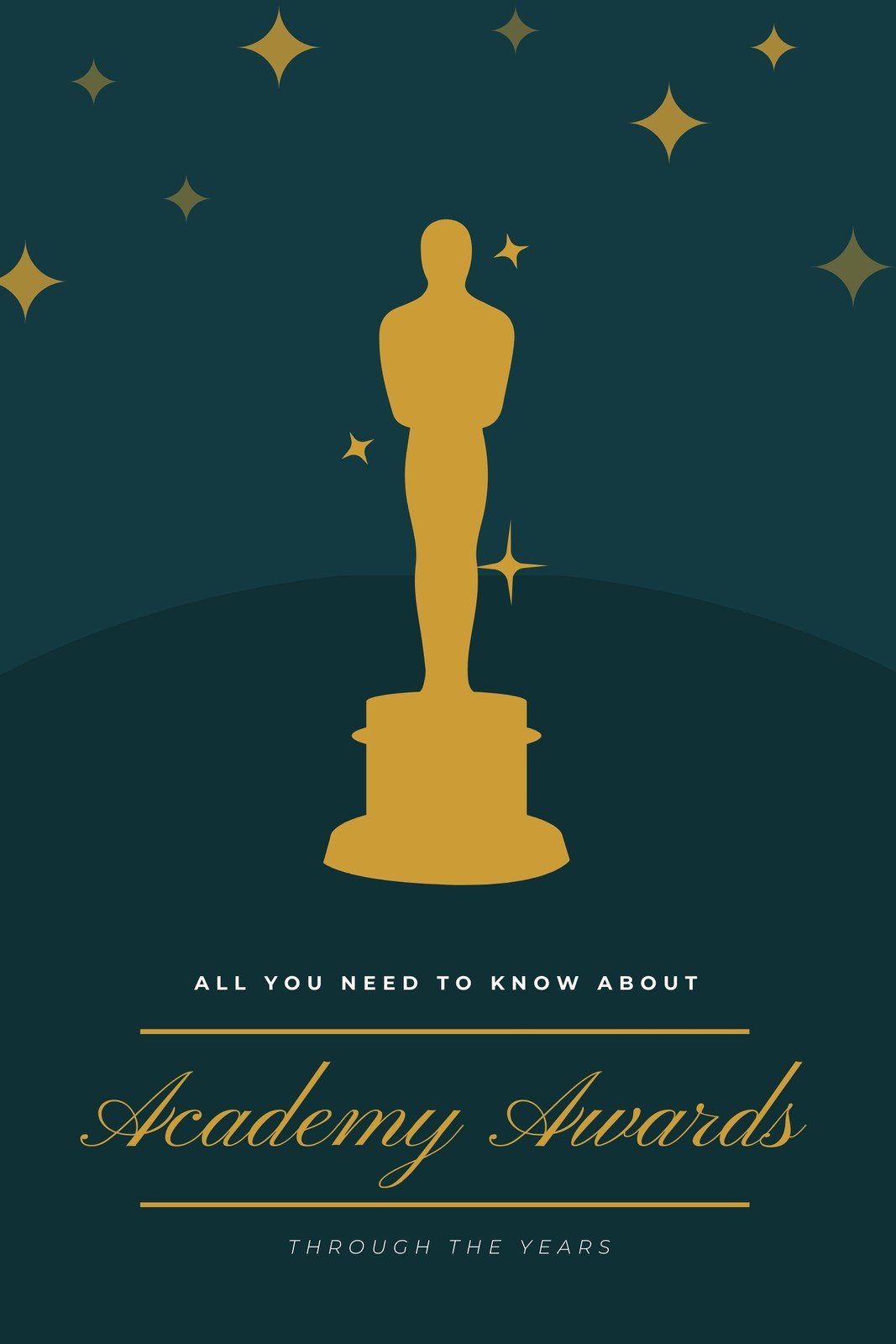 Academy Awards Trophy Pinterest Graphic
