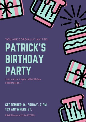 Free And Fun Birthday Poster Templates To Customize Canva