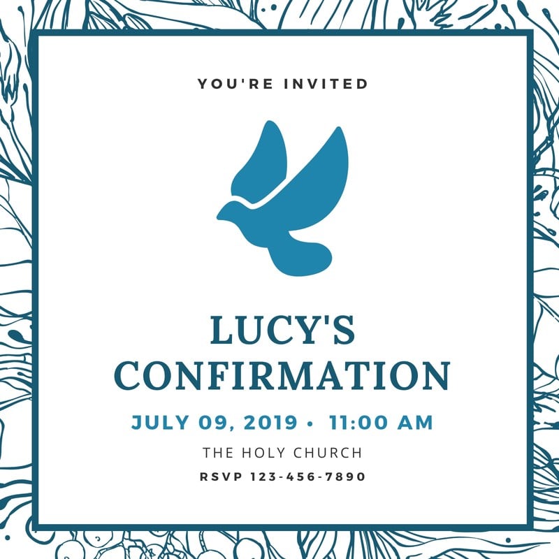 Free Confirmation Invitation Templates To Customize Canva