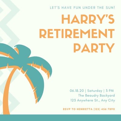 Free Retirement Flyer Template Word from marketplace.canva.com