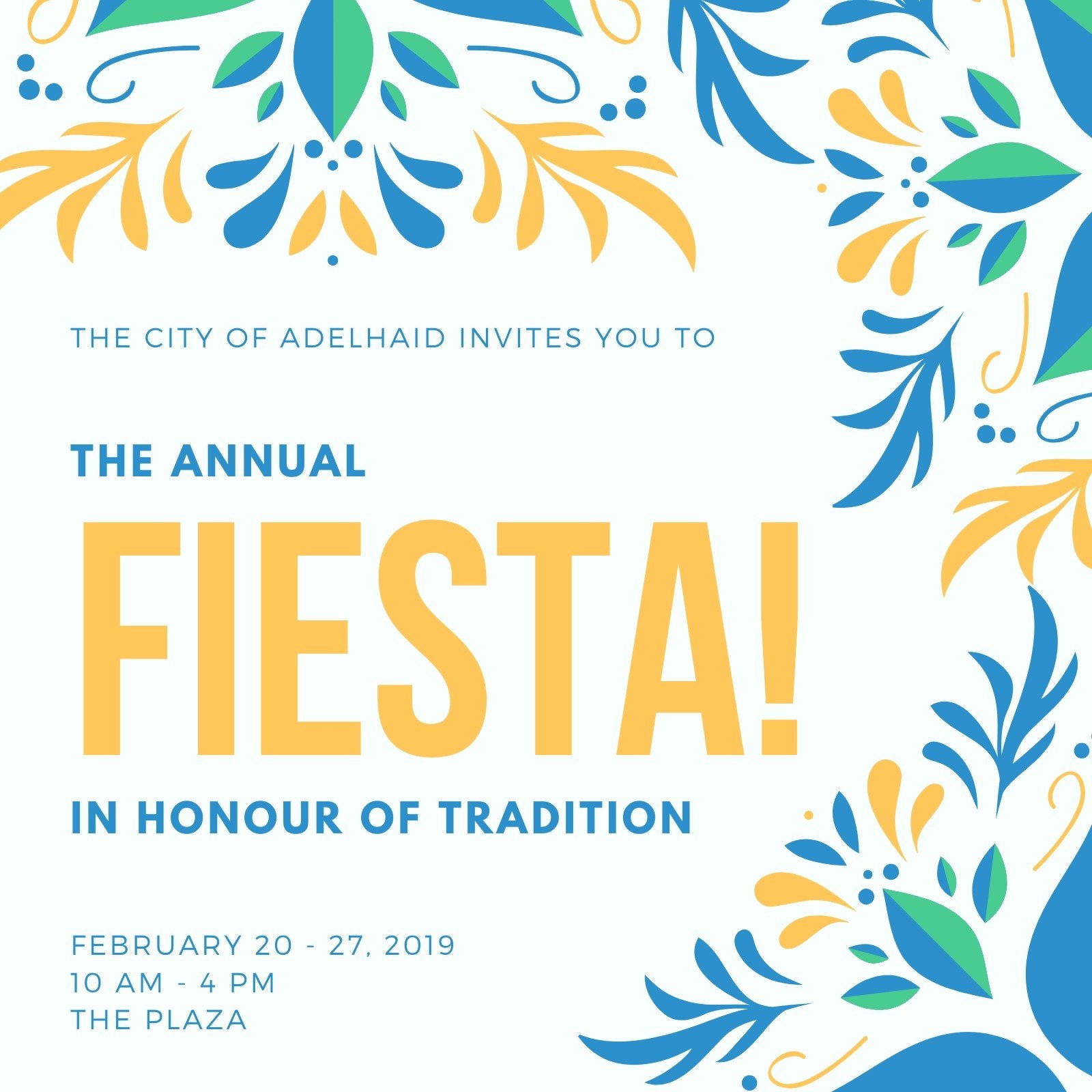 fiesta invitation template