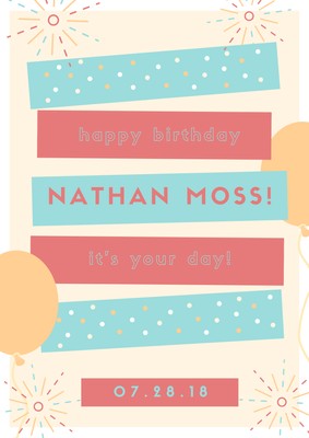 Free And Fun Birthday Poster Templates To Customize Canva