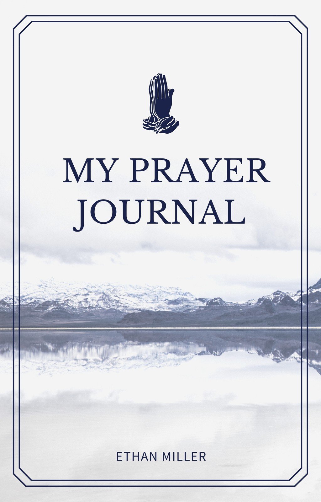 Free, custom printable prayer journal book cover templates | Canva