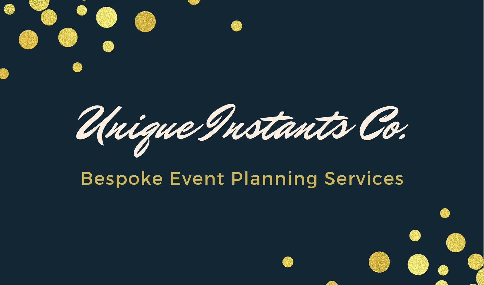 event planner business cards templates