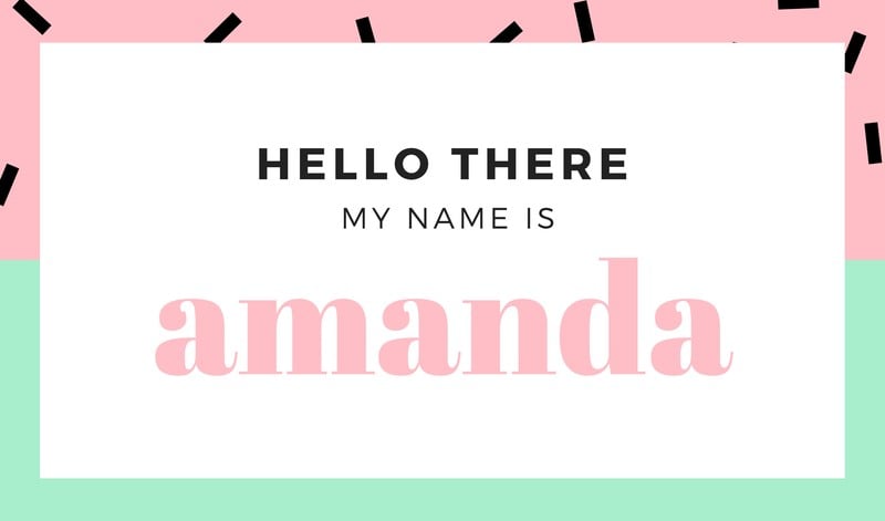 Paper Name Plate Template from marketplace.canva.com
