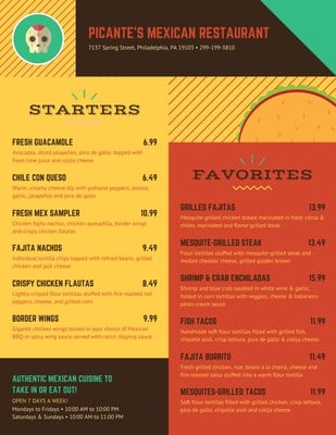 Take Out Menu Template from marketplace.canva.com
