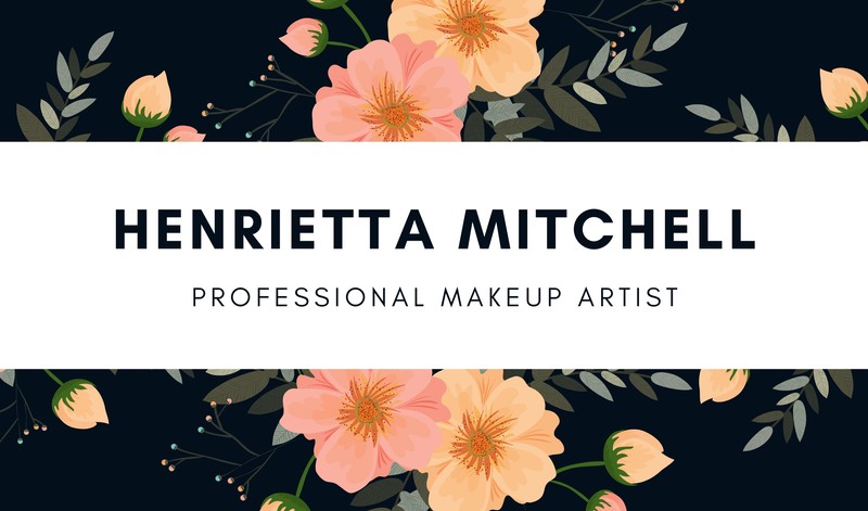 Free Custom Printable Makeup Artist Business Card Templates Canva