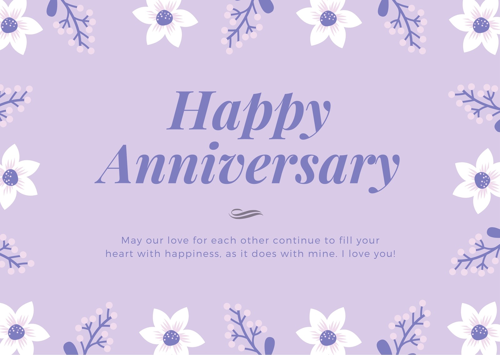 Free, printable, customizable anniversary card templates  Canva In Word Anniversary Card Template